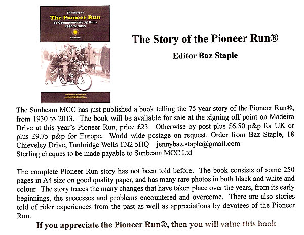 Pioneer Run Book
